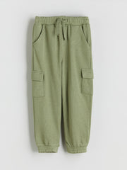 LCW Kids Green Elastic Waist Boy Jogger Tracksuit Bottoms