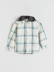 LCW Kids Hooded Plaid Boys Shirt