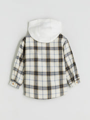 LCW Kids Hooded Plaid Boys Shirt