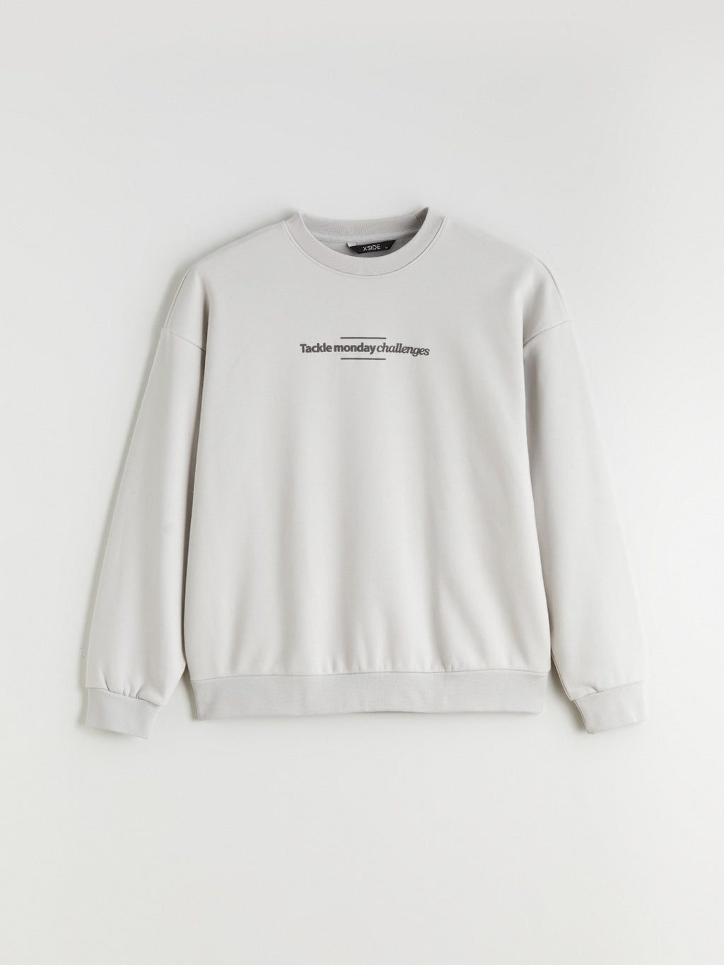 Xside Crew Neck Printed Men Thick Sweatshirt