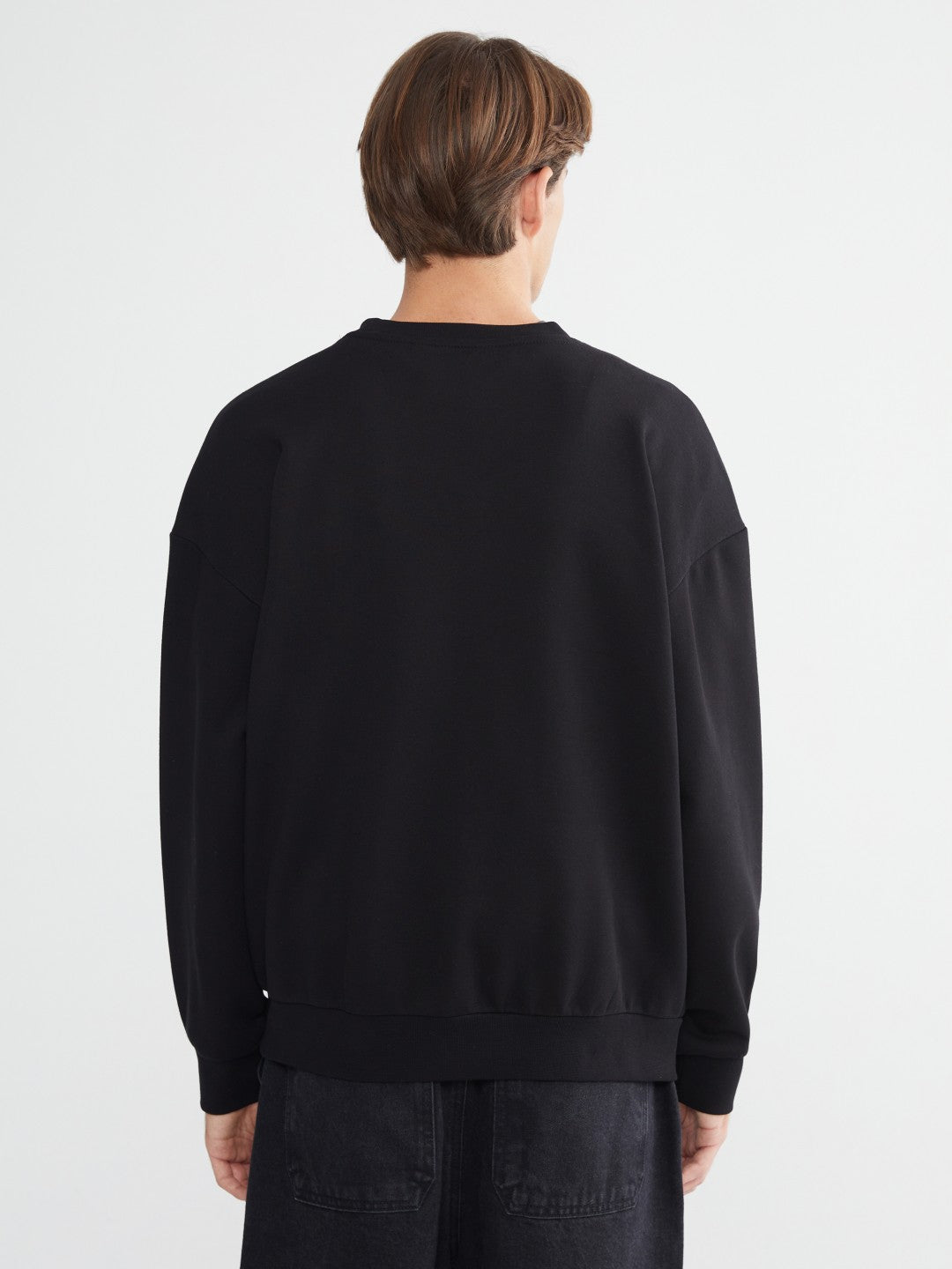 Xside Crew Neck Printed Men Thick Sweatshirt