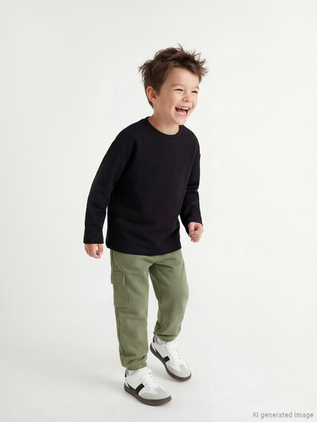 LCW Kids Elasticated Waist Boys Jogger Sweatpants 2 Pack