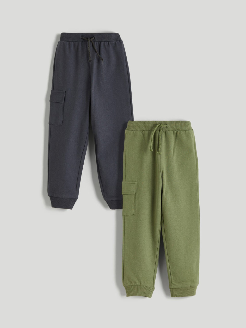 LCW Kids Elasticated Waist Boys Jogger Sweatpants 2 Pack