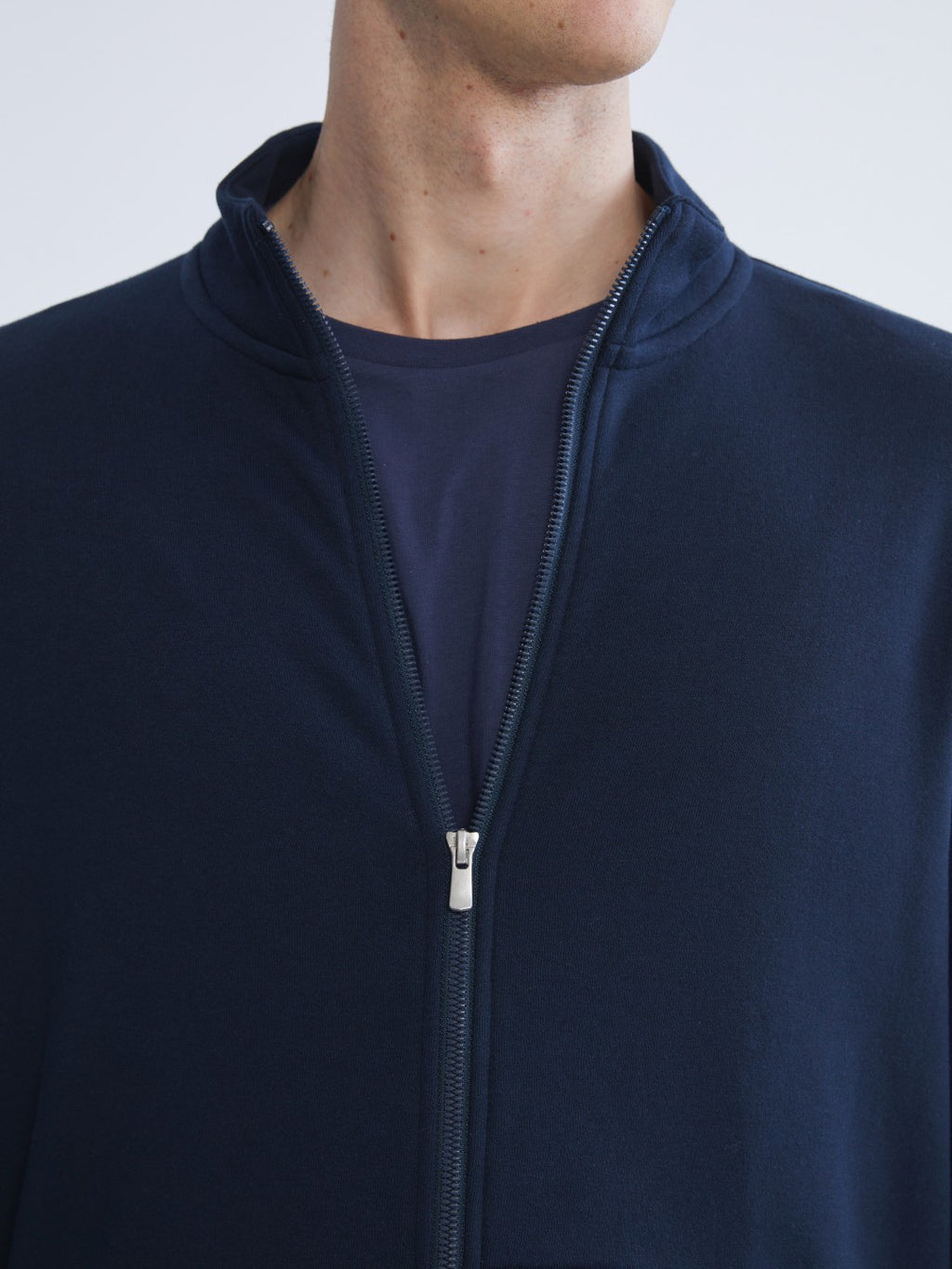 Lc Waikiki Black Standard Pattern Stand Collar Men Knitwear Cardigan