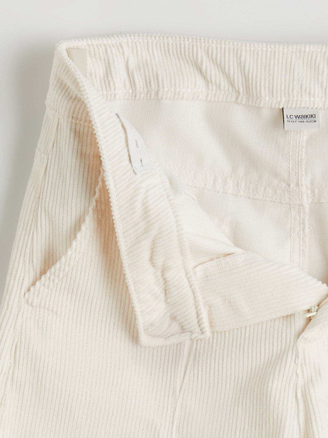 LCW Kids Wideleg Velvet Girls Trousers