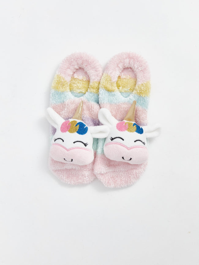 LCW Kids Mixed Non-Slip Sole Girls Home Socks Main Image