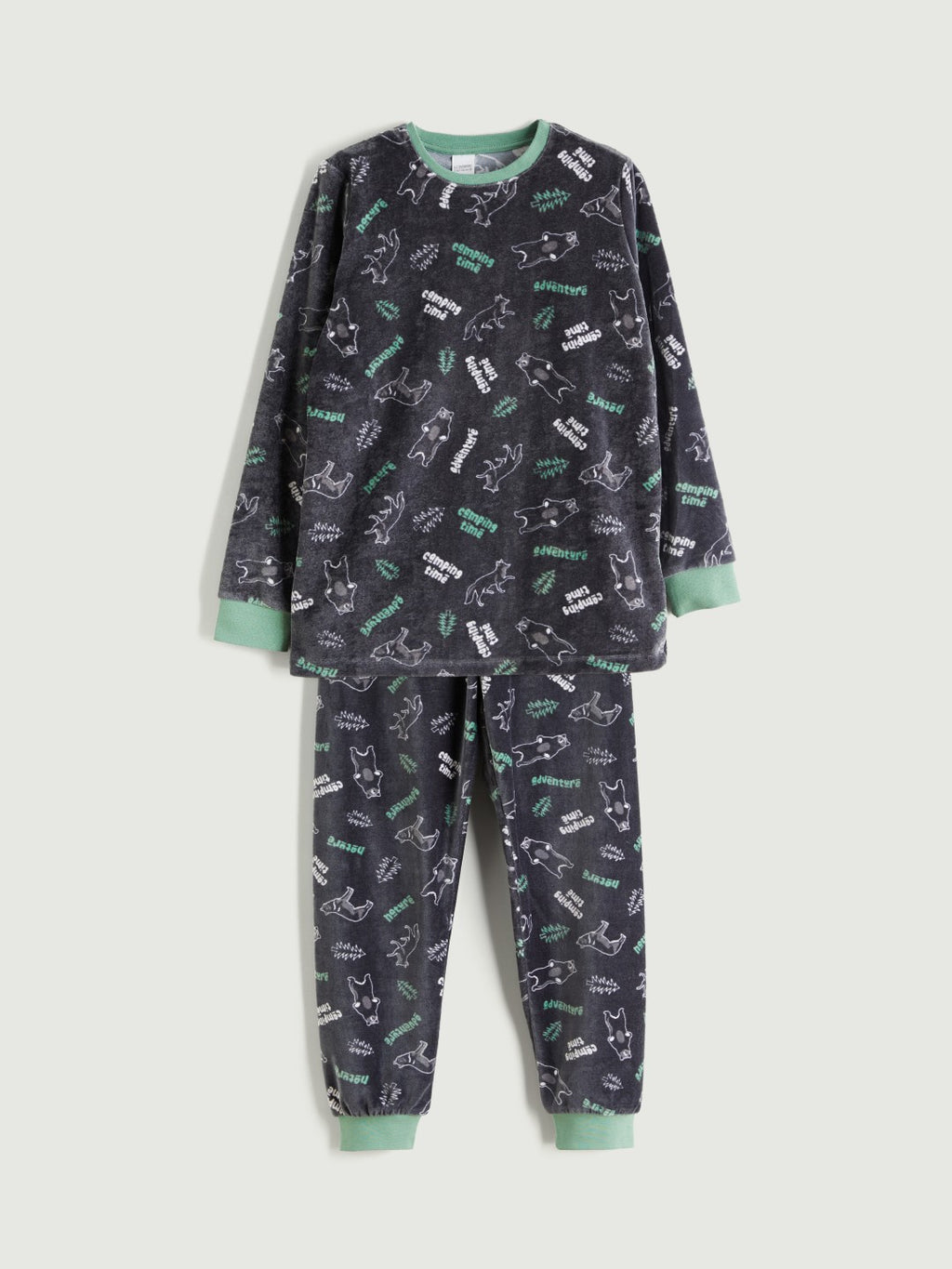 LCW Kids Crew Neck Boys Pyjama Set