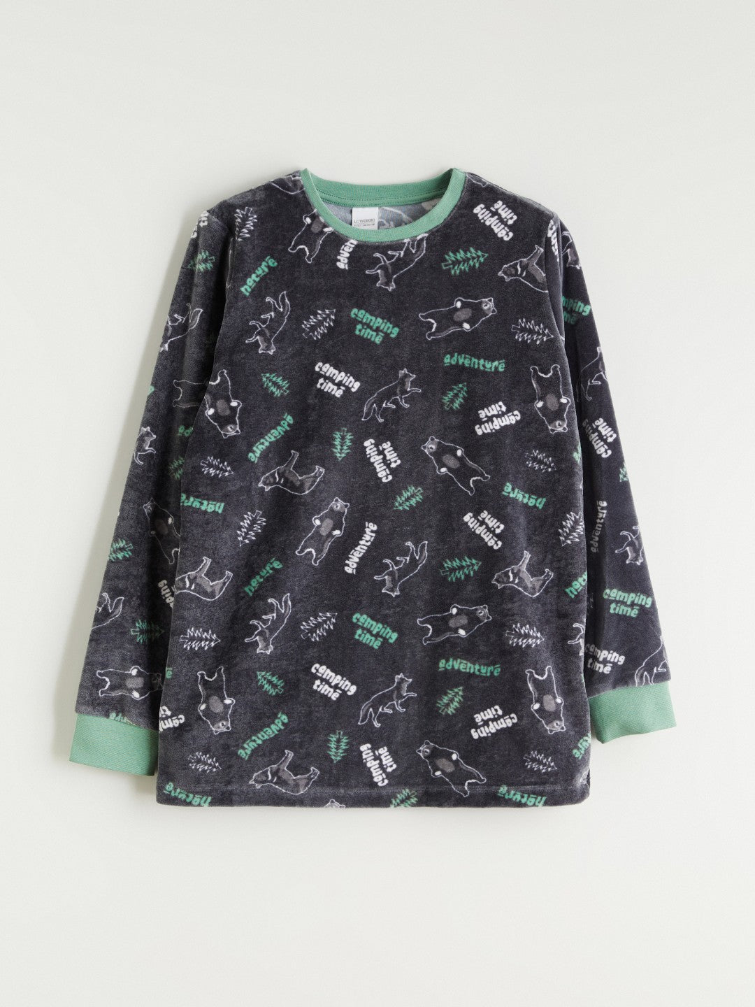 LCW Kids Crew Neck Boys Pyjama Set