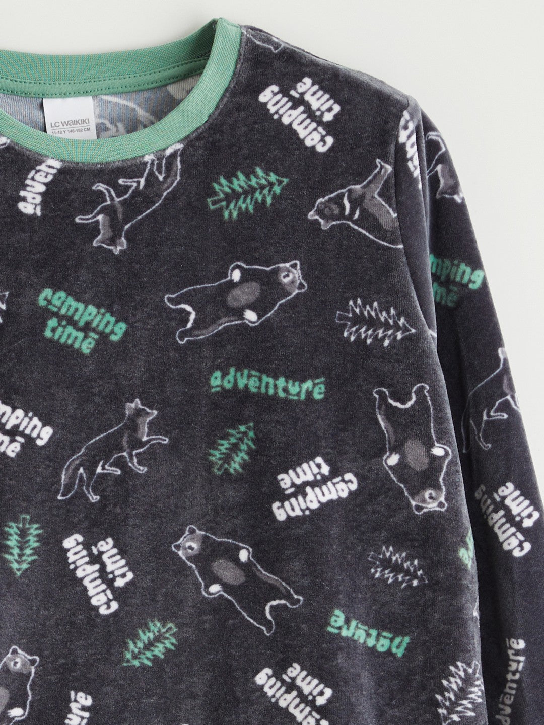 LCW Kids Crew Neck Boys Pyjama Set