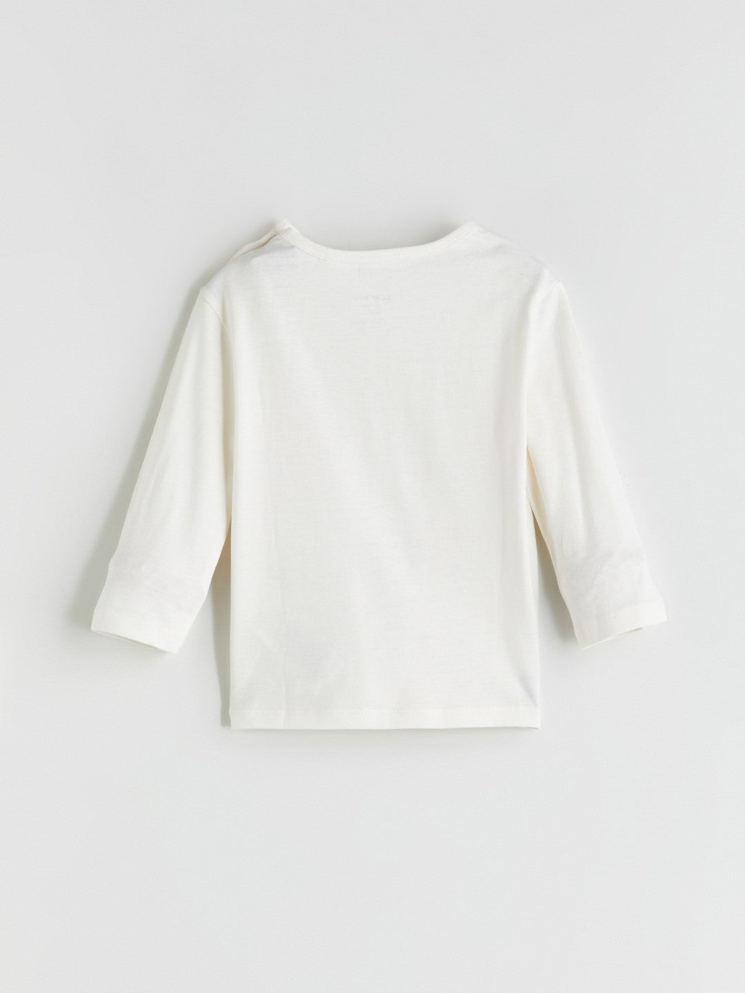 LCW Baby Beige Printed Baby Boy Pajama Set 2-Piece