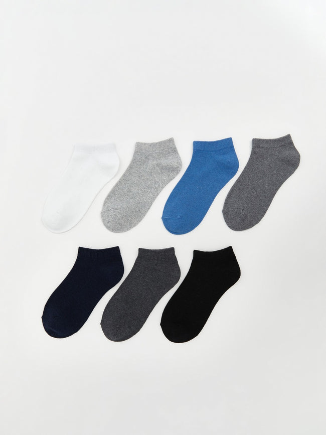 LCW Kids Mixed Basic Boys Booties Socks 7-Pack Hover Image