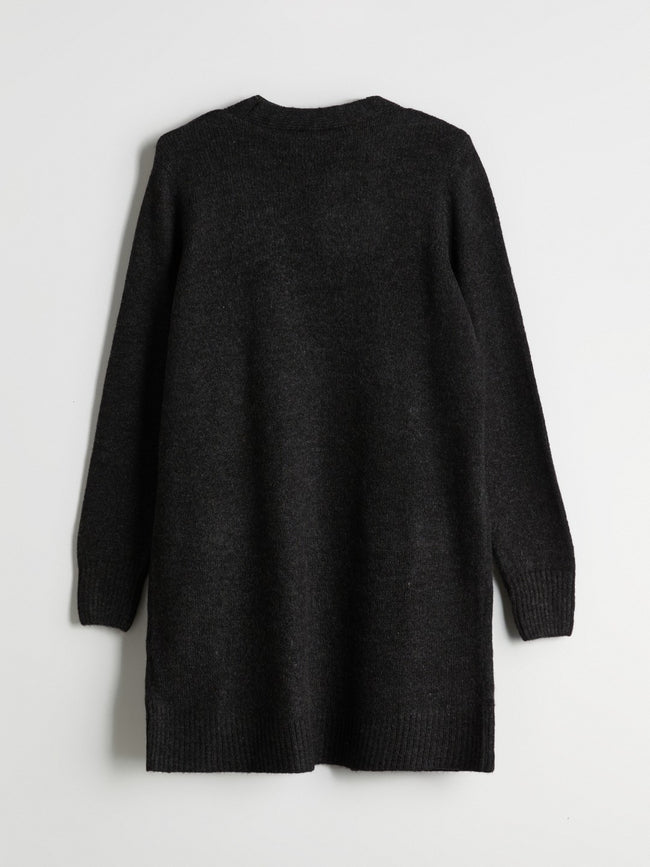 LCW Classic Brown Shawl Collar Women Knitwear Cardigan Main Image