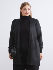 LCW Classic Brown Shawl Collar Women Knitwear Cardigan