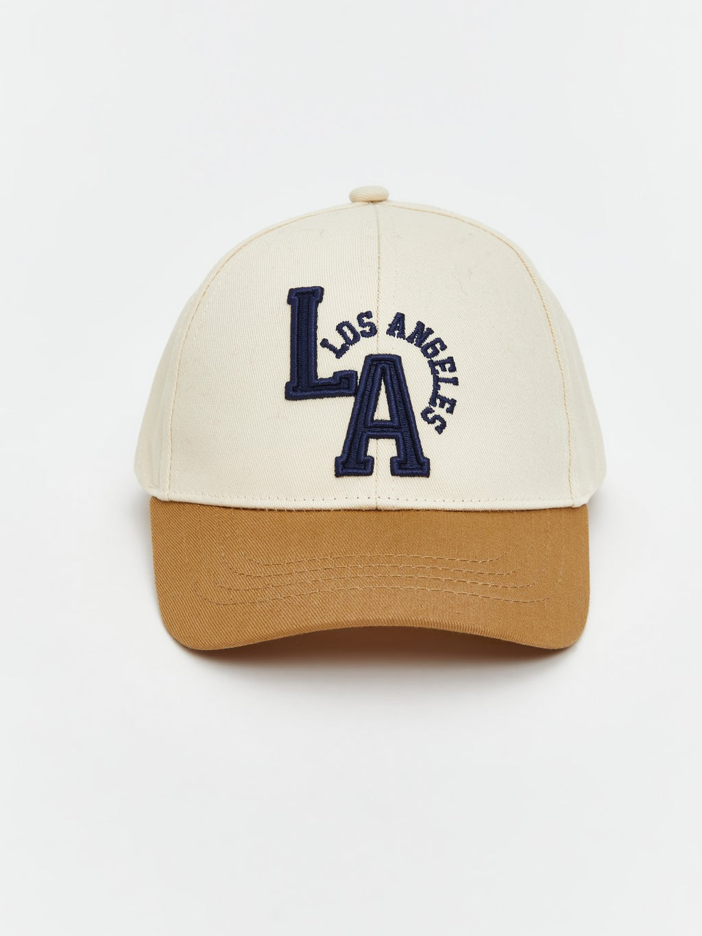 LCW Accessories Beige La Embroidered BoyS Cap Hat