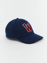 LCW Accessories Navy Blue Embroidered BoyS Cap Hat