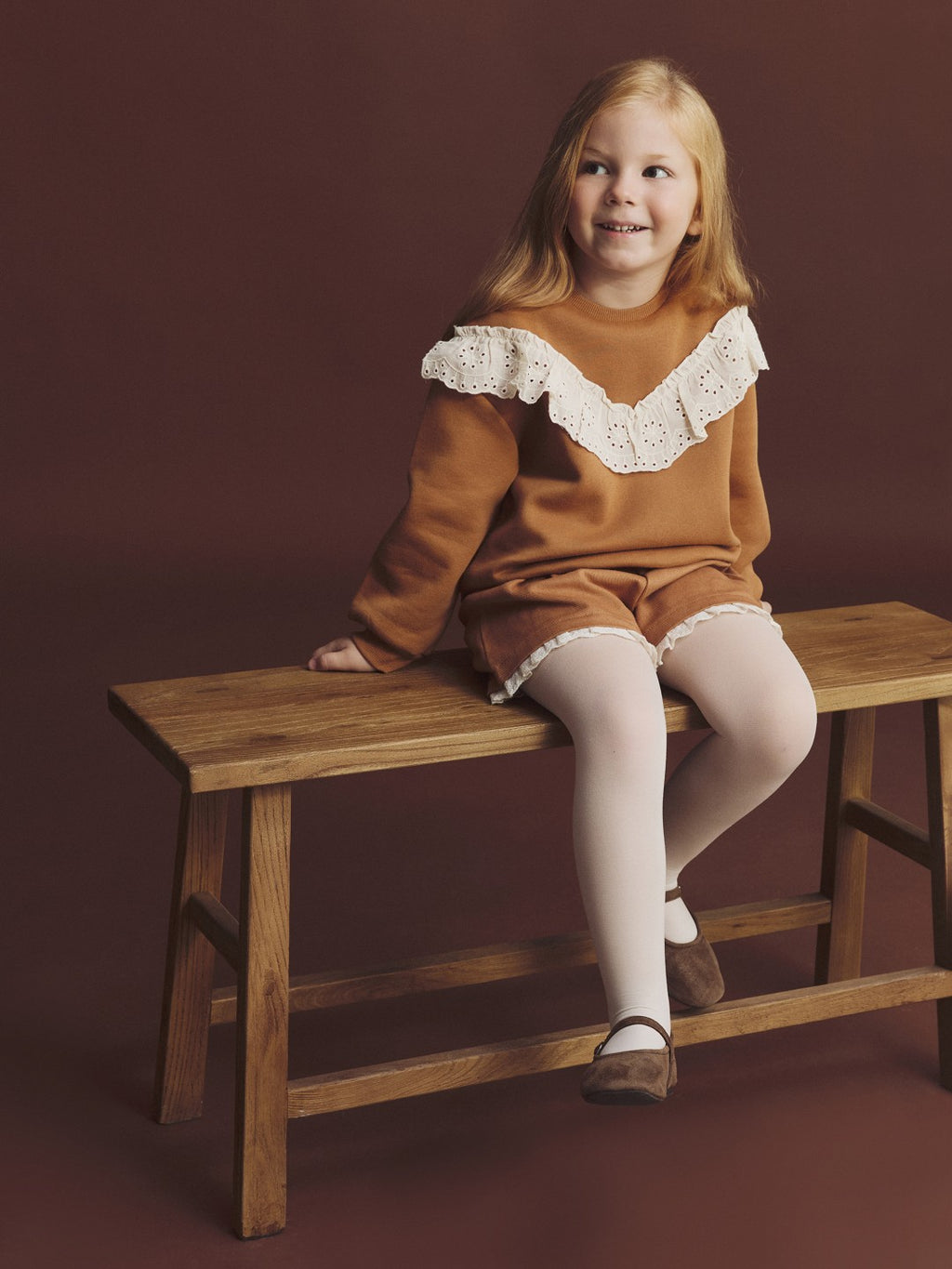 LCW Kids Elasticated Waist Girls Shorts And Tights 2 Pack Set