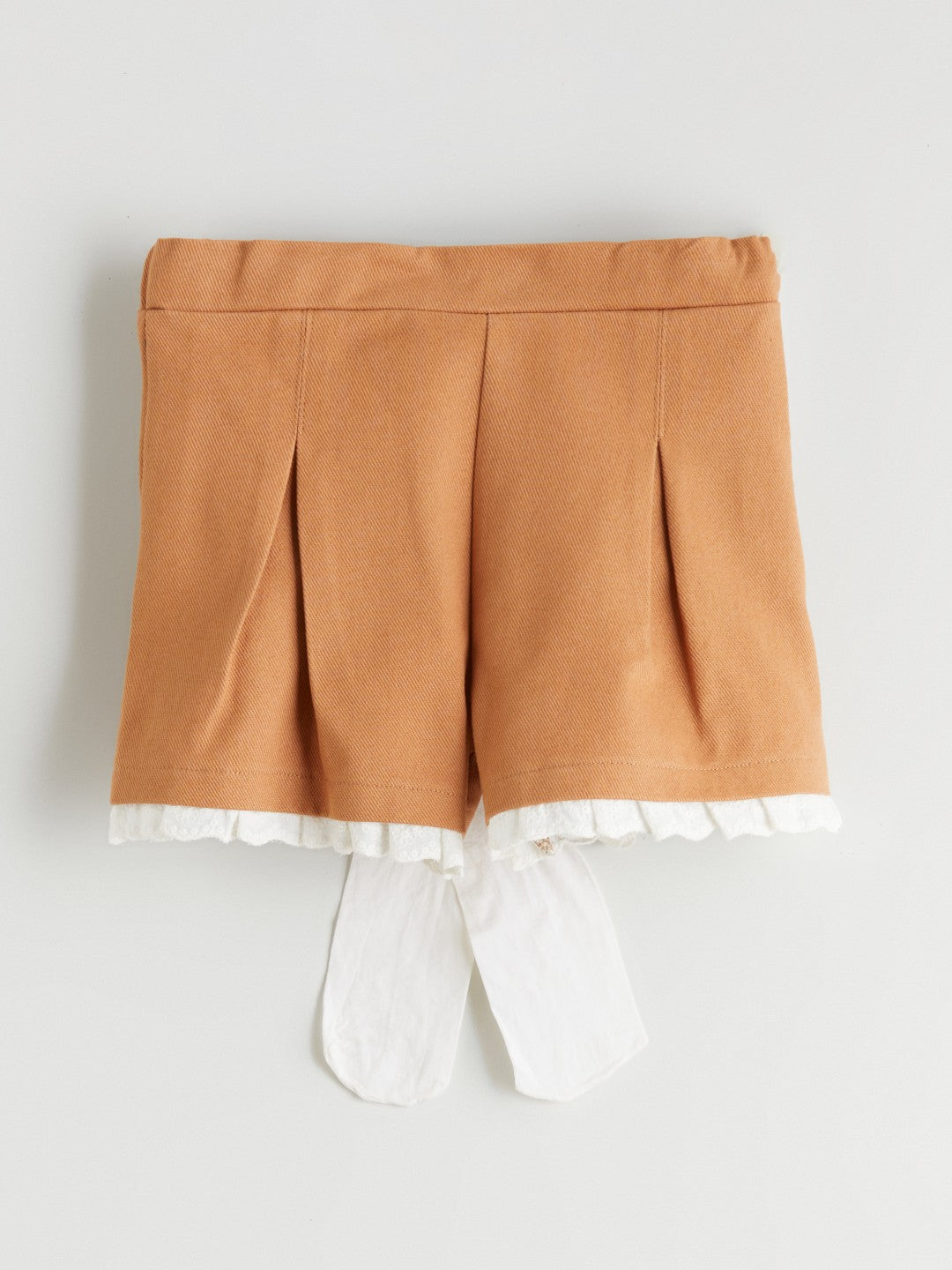 LCW Kids Elasticated Waist Girls Shorts And Tights 2 Pack Set