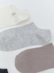 LCW Dream Women Plain Sneaker Socks 5-Pack