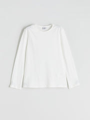 LCW Kids Beige Crew Neck Girls T-Shirt And Sweater 2-Pack