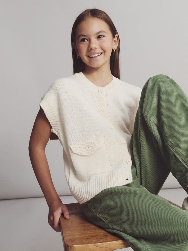 LCW Kids Basic Girl Vest Hover Image