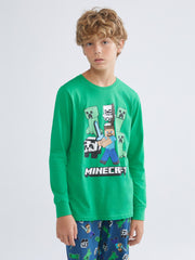 LCW Kids Minecraft Printed Boys Pyjama Set
