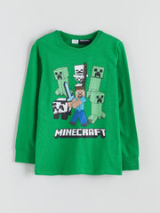 LCW Kids Minecraft Printed Boys Pyjama Set