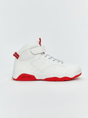 LCW Steps White Lace And Velcro Boys Sports Shoes