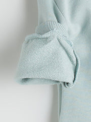 LCW Baby Green Crew Neck Baby Boy Sweatshirt And Tracksuit Bottom 2-Pack