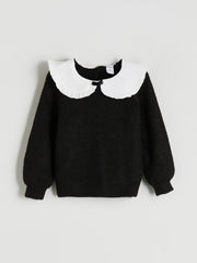 LCW Kids Baby Collar GirlS Sweater