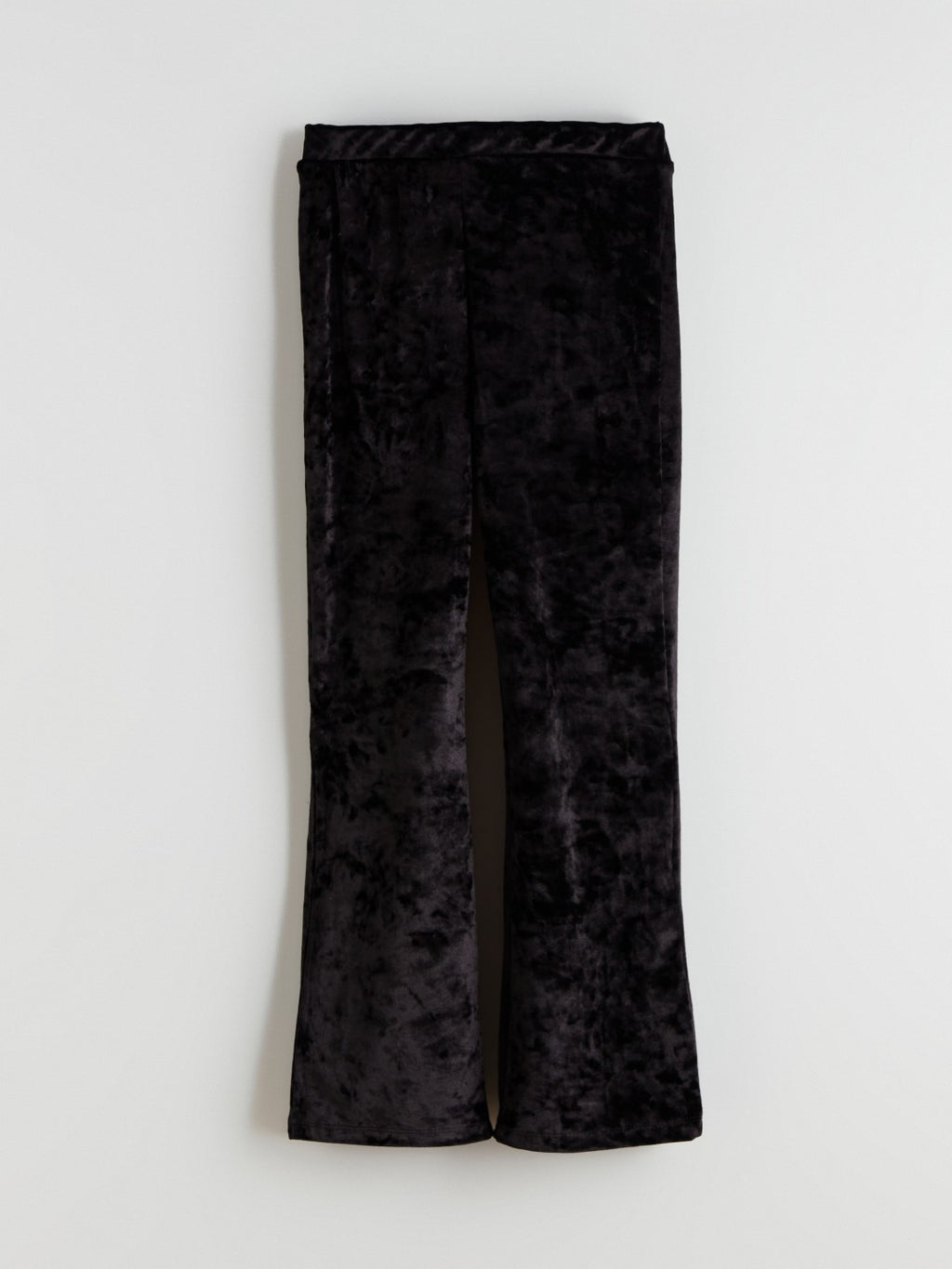 LCW Kids Elasticated Waist Velvet Girls Leggings