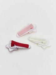 LCW Baby Pink Star Patterned GirlS Buckle 3-Pack