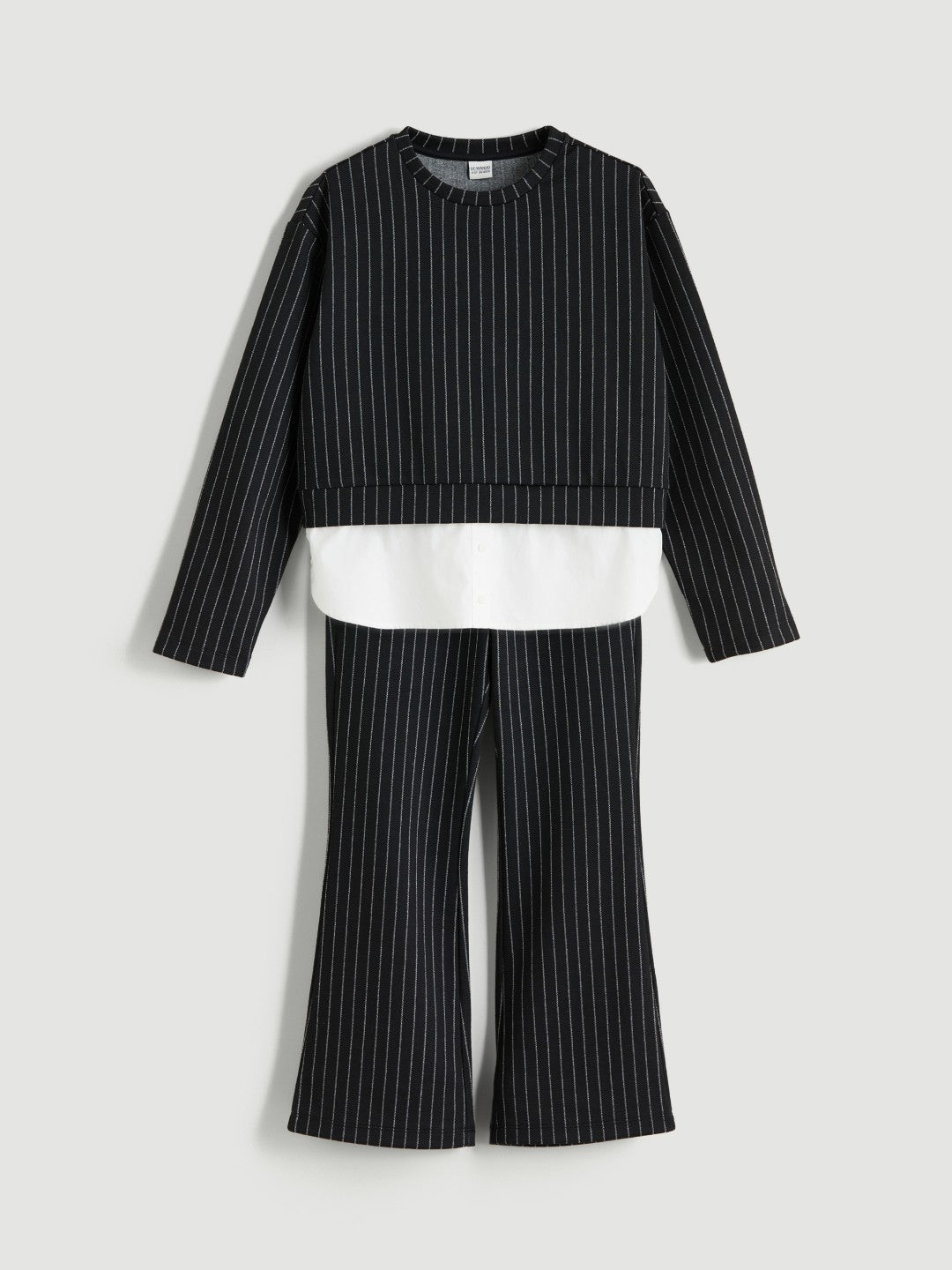 LCW Kids Crew Neck Girls Sweatshirt And Pants