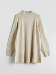 LCW Modest Funnel Neck Oversize Women Knitwear Tunic