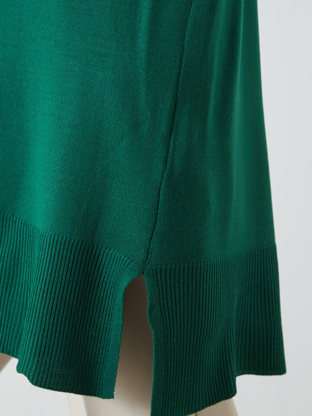 LCW Classic Green Crew Neck Women Knitwear Tunic