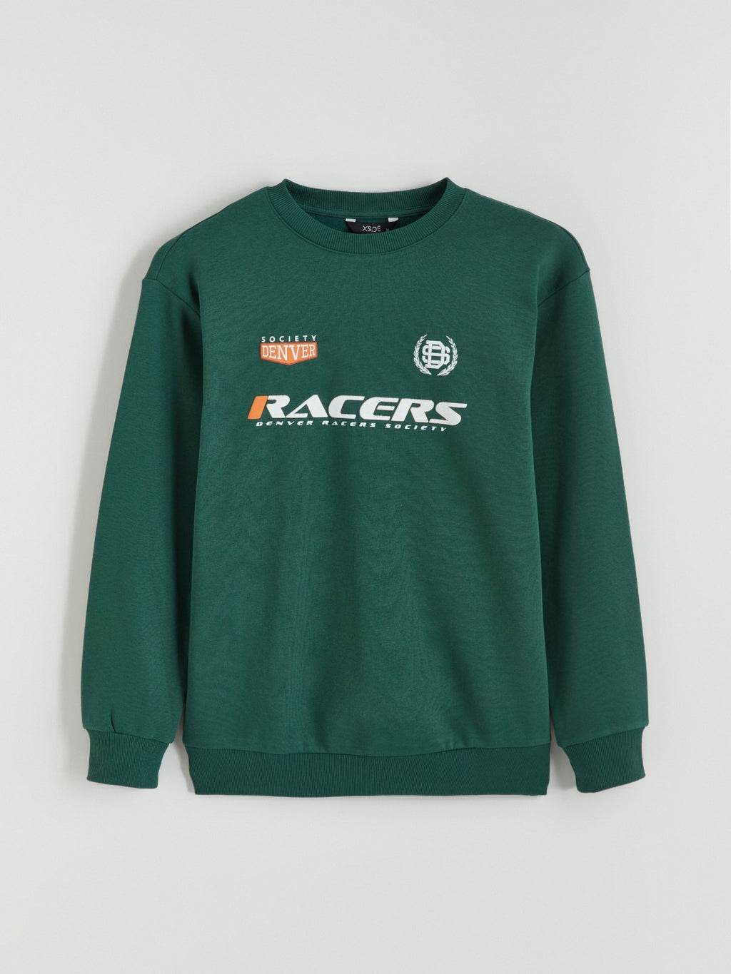 Xside Crew Neck Printed Men Thick Sweatshirt