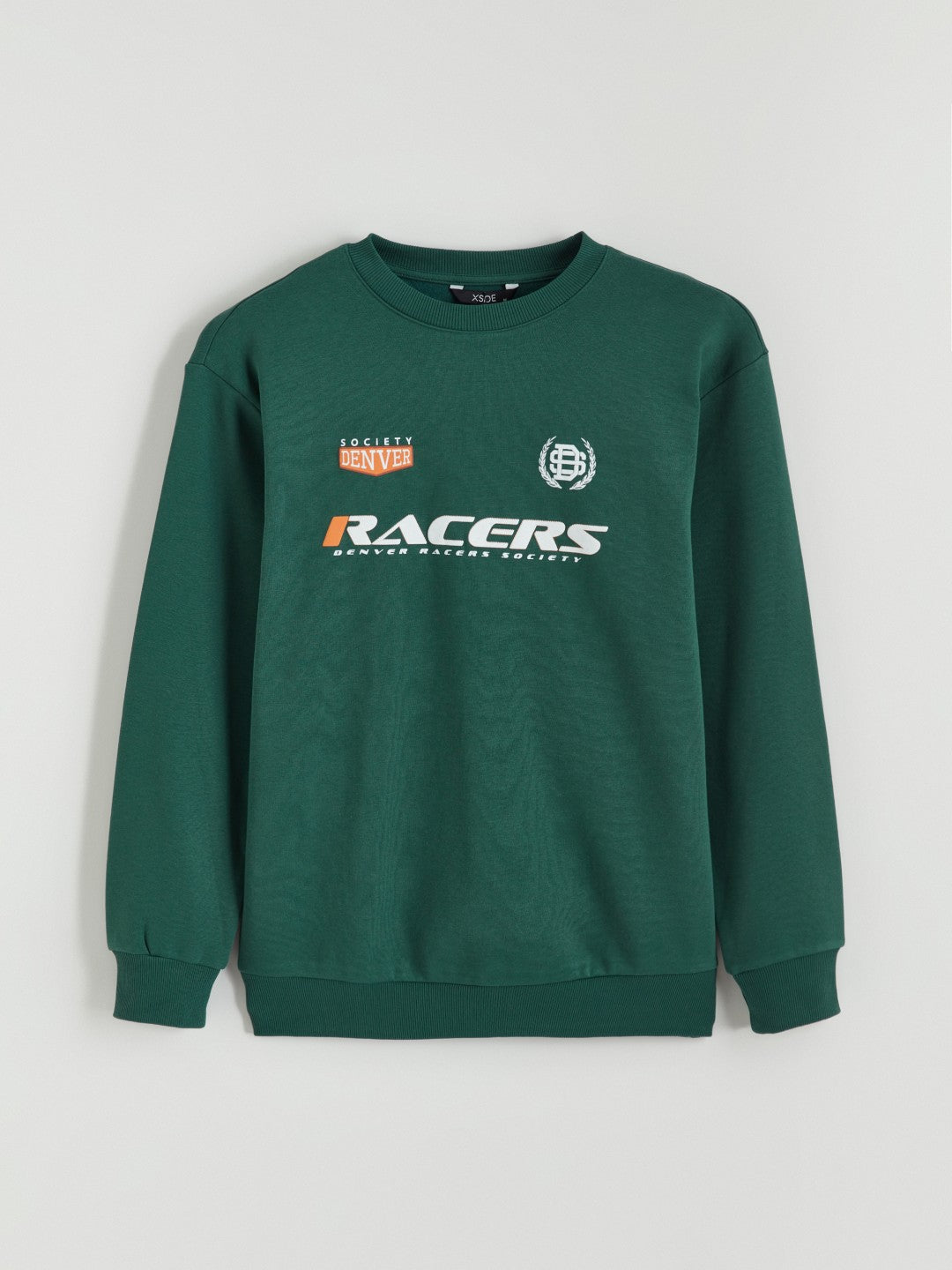 Xside Crew Neck Printed Men Thick Sweatshirt