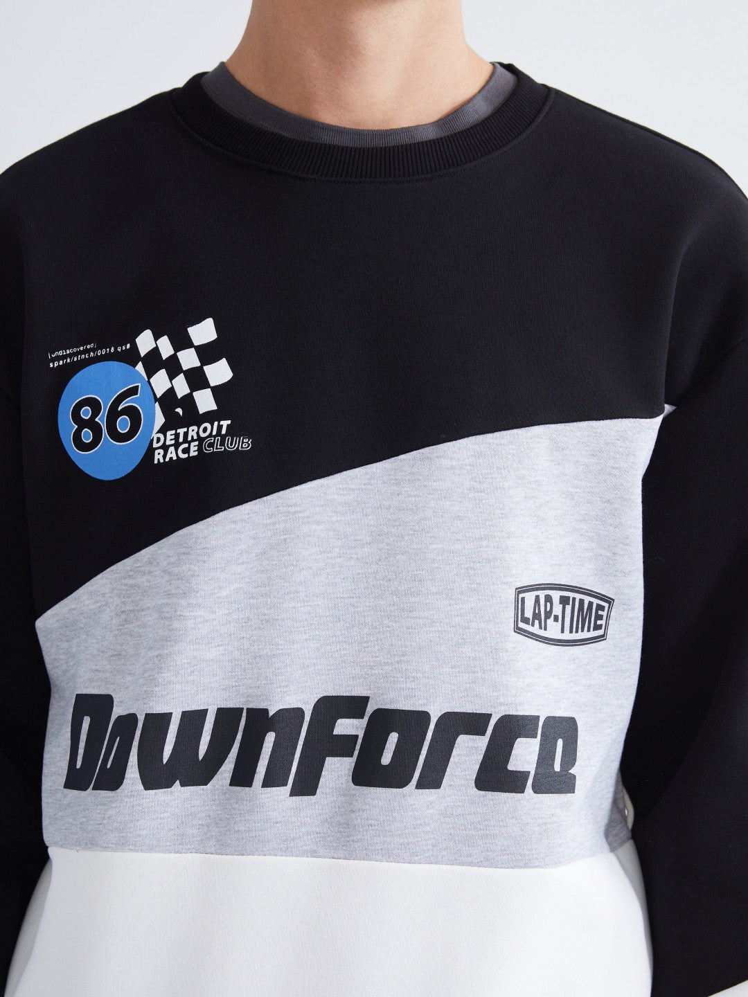 Xside Crew Neck Printed Men Thick Sweatshirt