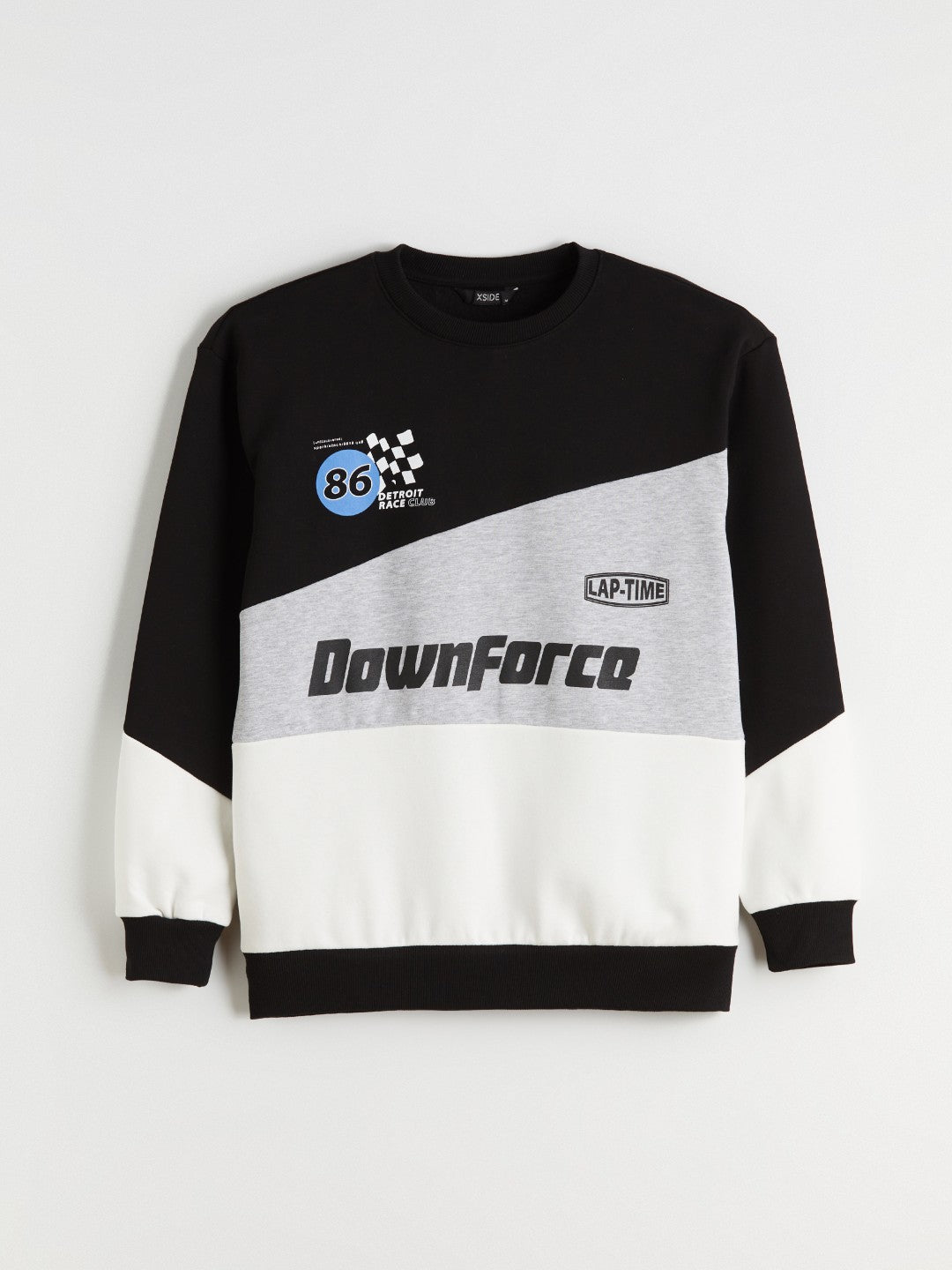 Xside Crew Neck Printed Men Thick Sweatshirt