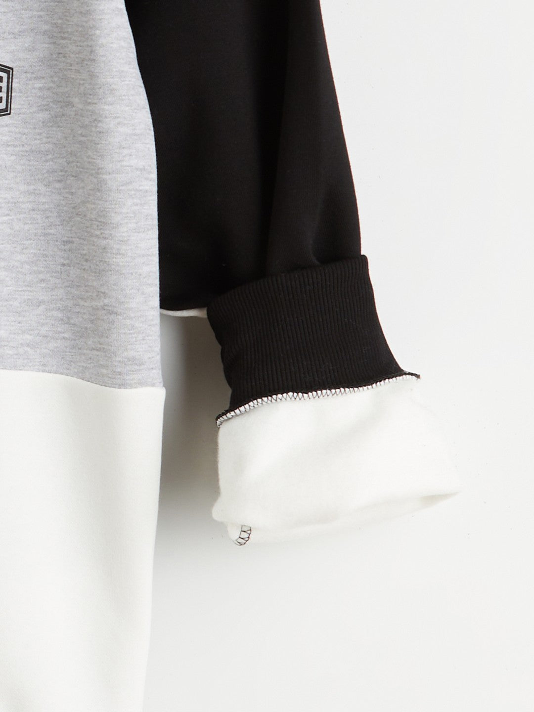 Xside Crew Neck Printed Men Thick Sweatshirt