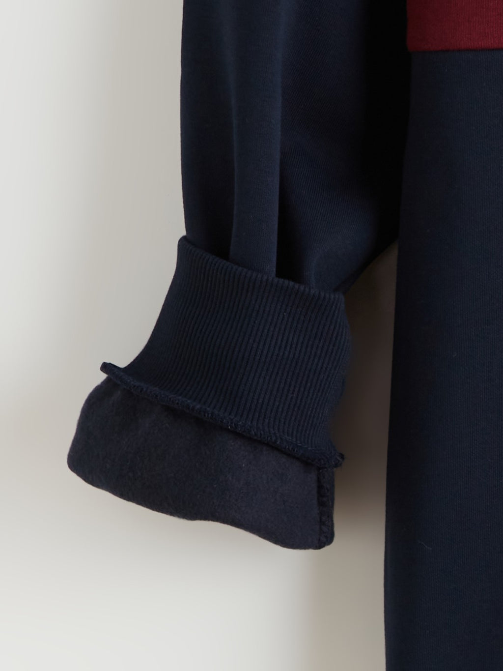 Xside Funnel Neck Color Block Men Sweatshirt