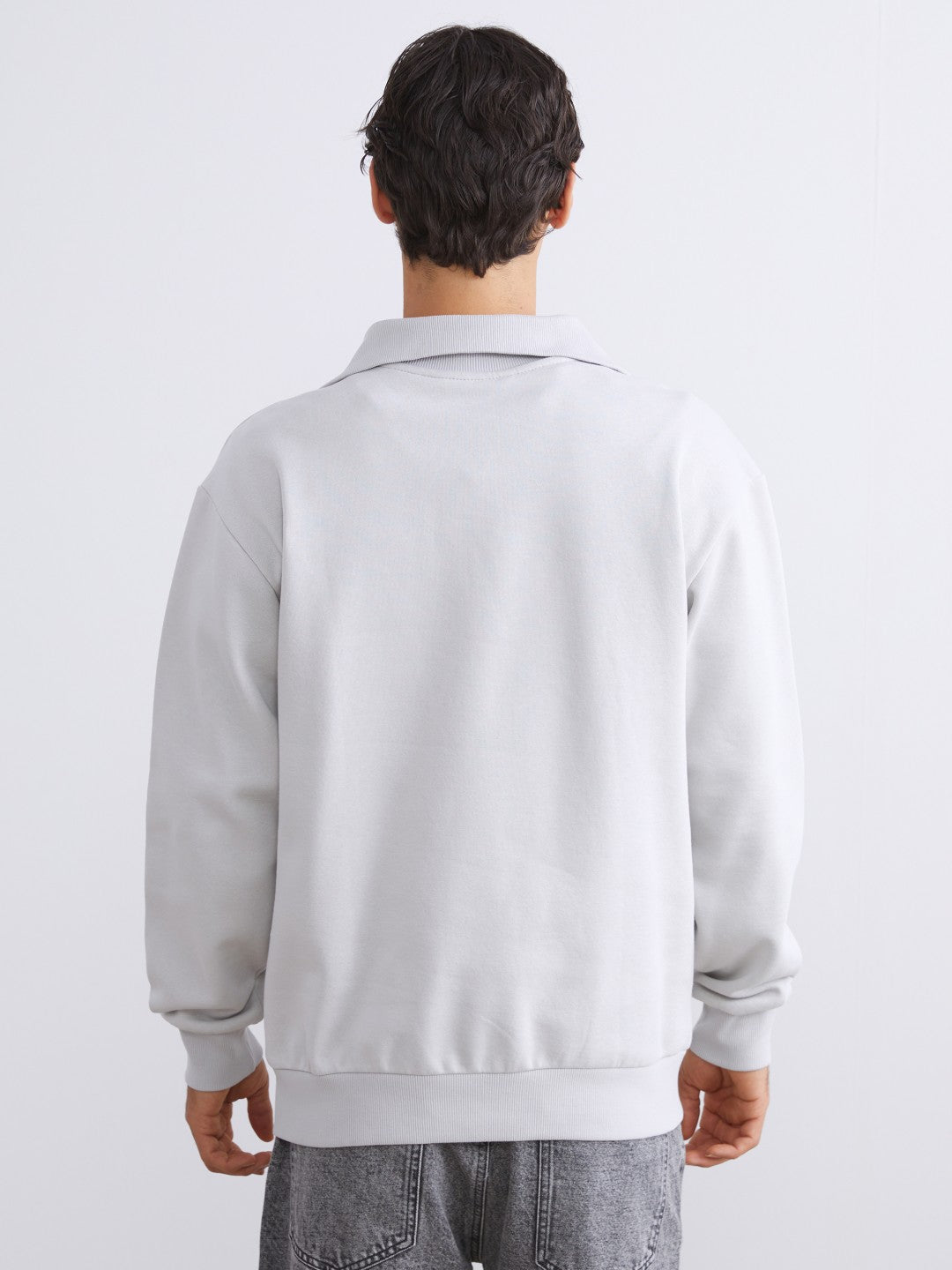 Xside Zippered Funnel Neck Men Thick Sweatshirt
