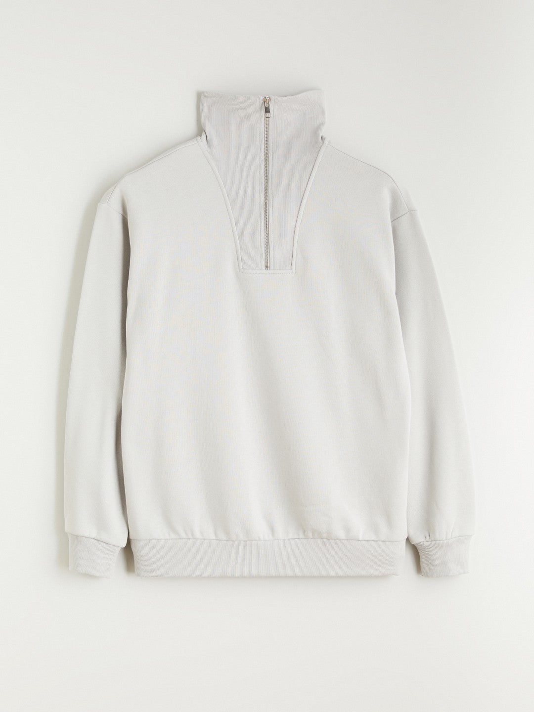 Xside Zippered Funnel Neck Men Thick Sweatshirt