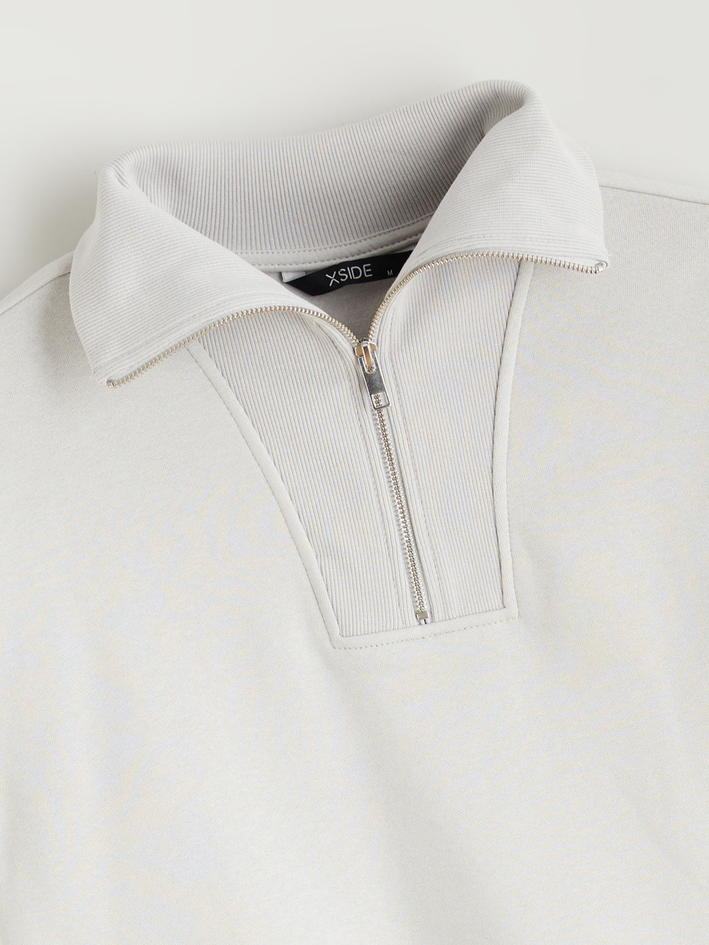 Xside Zippered Funnel Neck Men Thick Sweatshirt