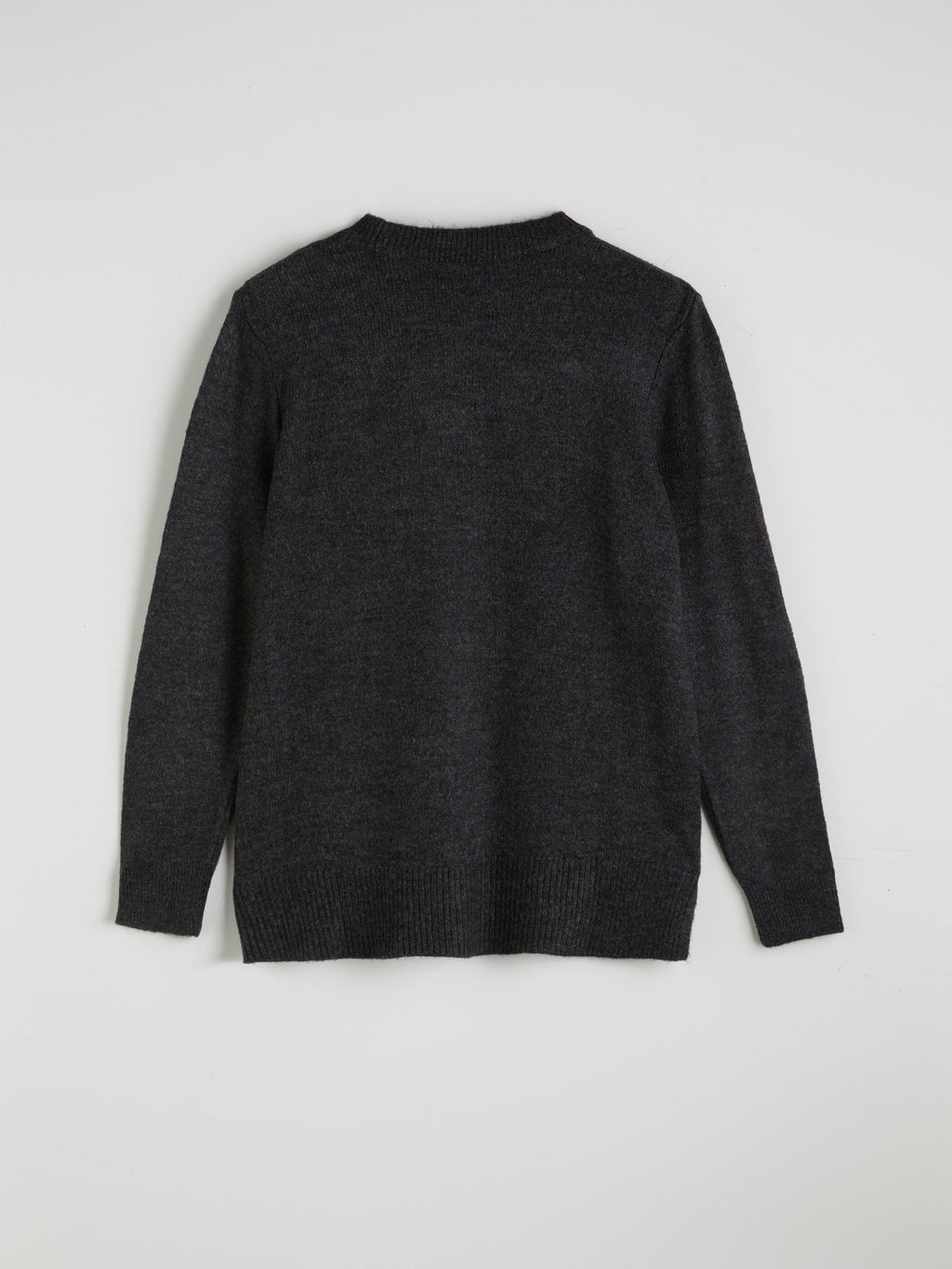 LCW Classic Purple Crew Neck Beaded Women Knitwear Sweater