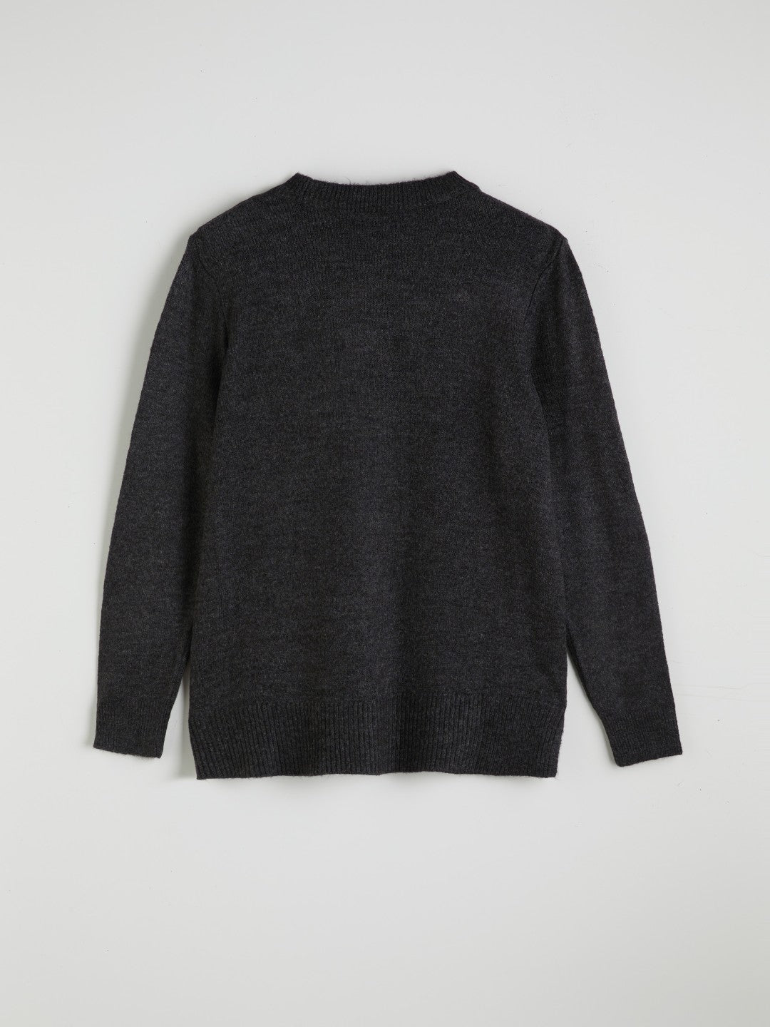 LCW Classic Purple Crew Neck Beaded Women Knitwear Sweater