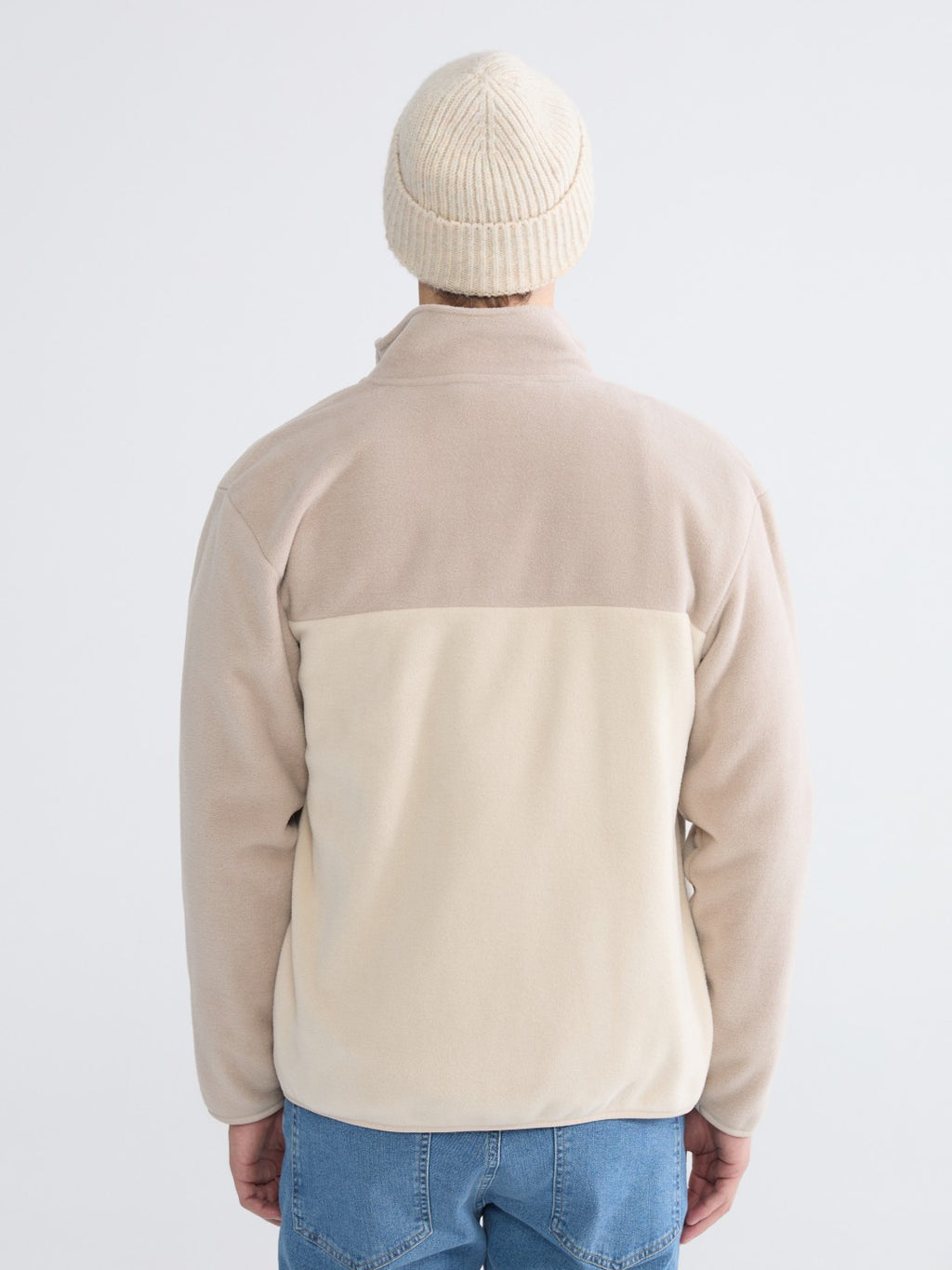 Xside Funnel Neck Polar Men Zippered Sweatshirt