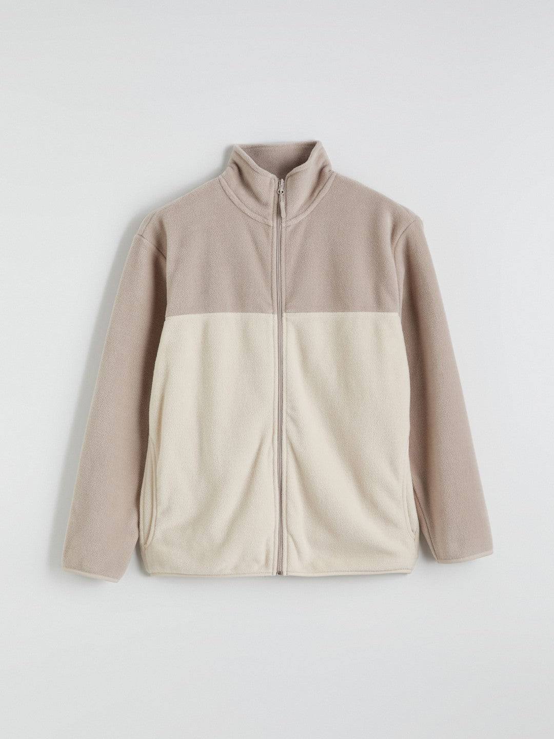 Xside Funnel Neck Polar Men Zippered Sweatshirt