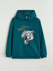 LCW Kids Hooded Boys Thick Sweatshirt