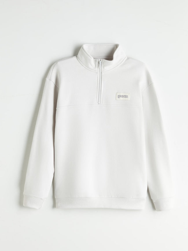 LCW Kids Funnel Neck Boys Thick Sweatshirt Main Image