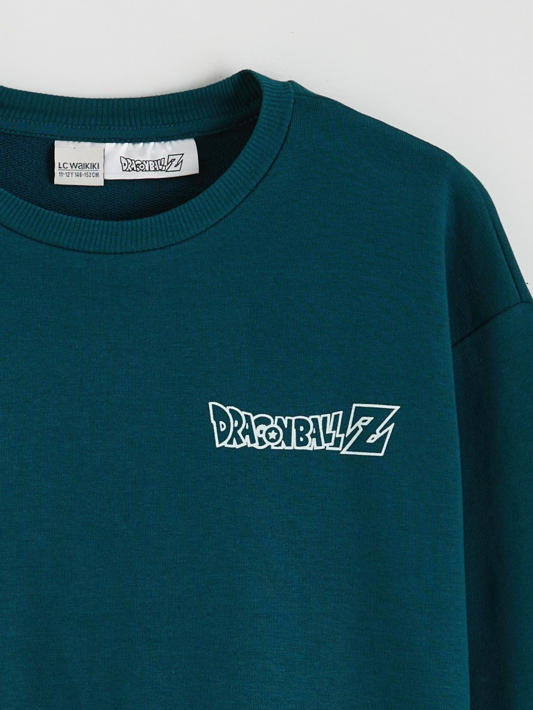 LCW Kids Crew Neck Dragon Ball Printed Men Thick Sweatshirt